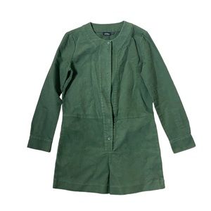 Kate Spade Saturday Army Green Romper Womens 0